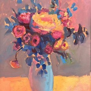 Floral Symphony in Yellow, Orange & Pink