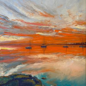Morning Glow, Anchored Stillness