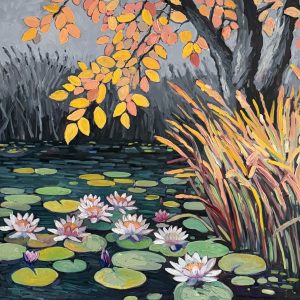 Lillies - gold meet green